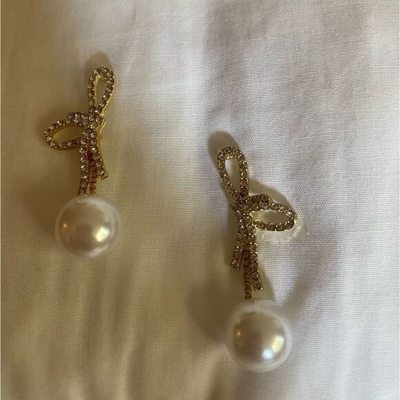 Bohemian bow earrings M40 - Picture 3 of 4